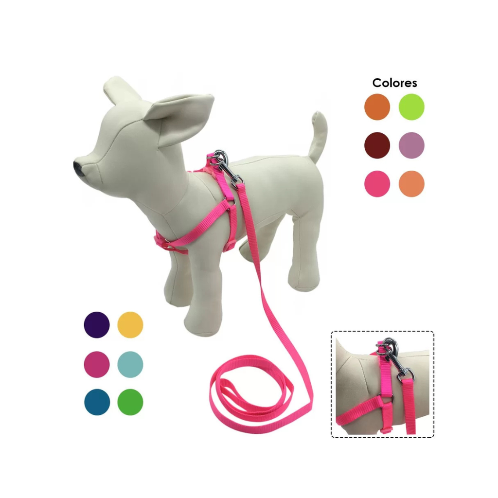 ARNES CON CORREA PARA MASCOTA VARIOS COLORES