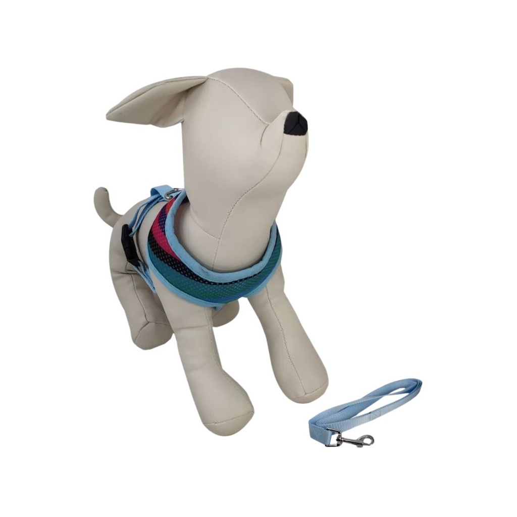 ARNES Y CORREA PARA PERRO MASCO PETS VARIOS COLORES