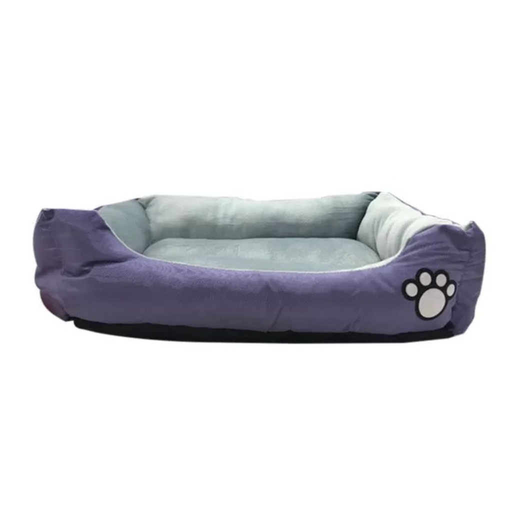 CAMA PARA MASCOTA DISEÑO HUELLITA VARIOS COLORES