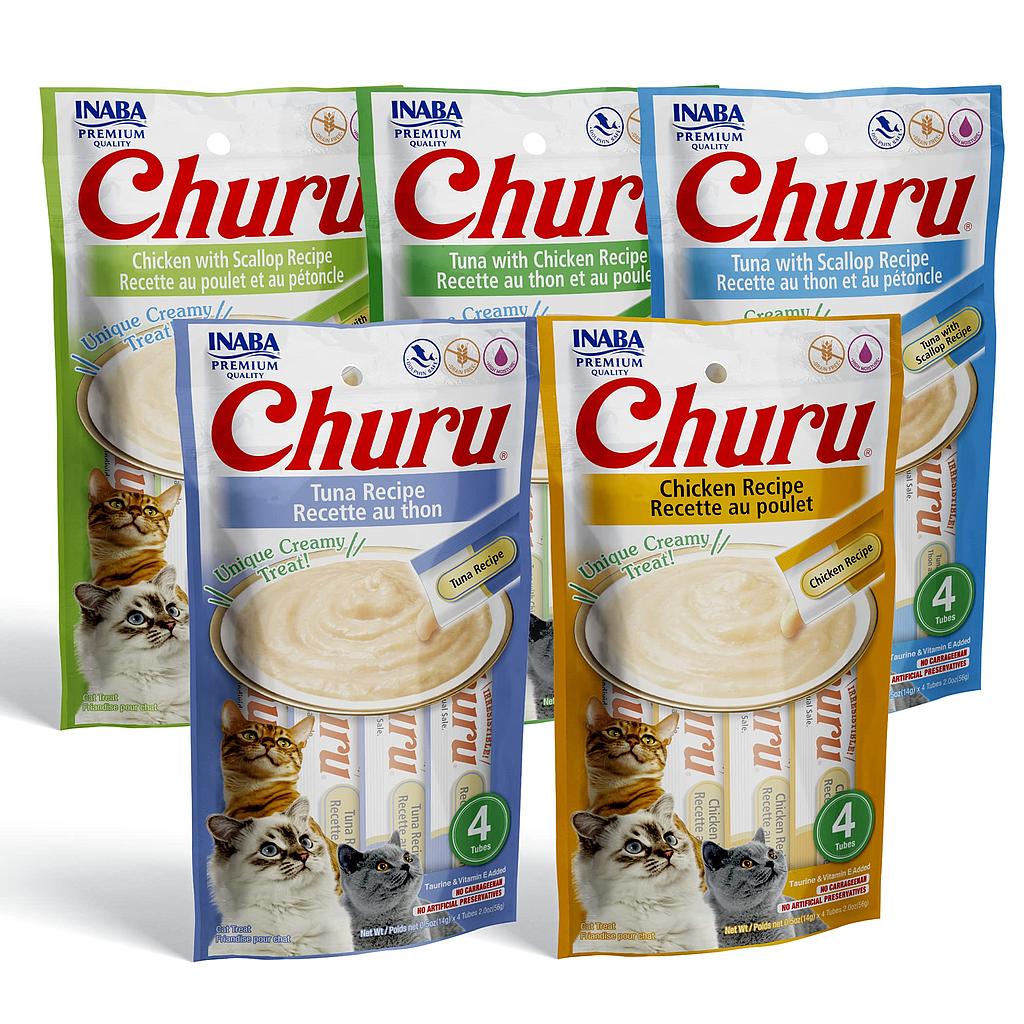 CHURU CREAMY 4 SNACKS