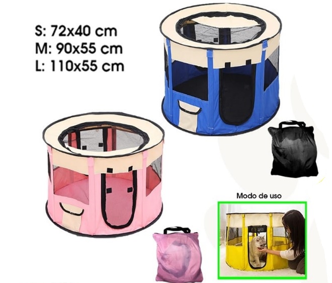 CORRAL PARA MASCOTAS PORTATIL
