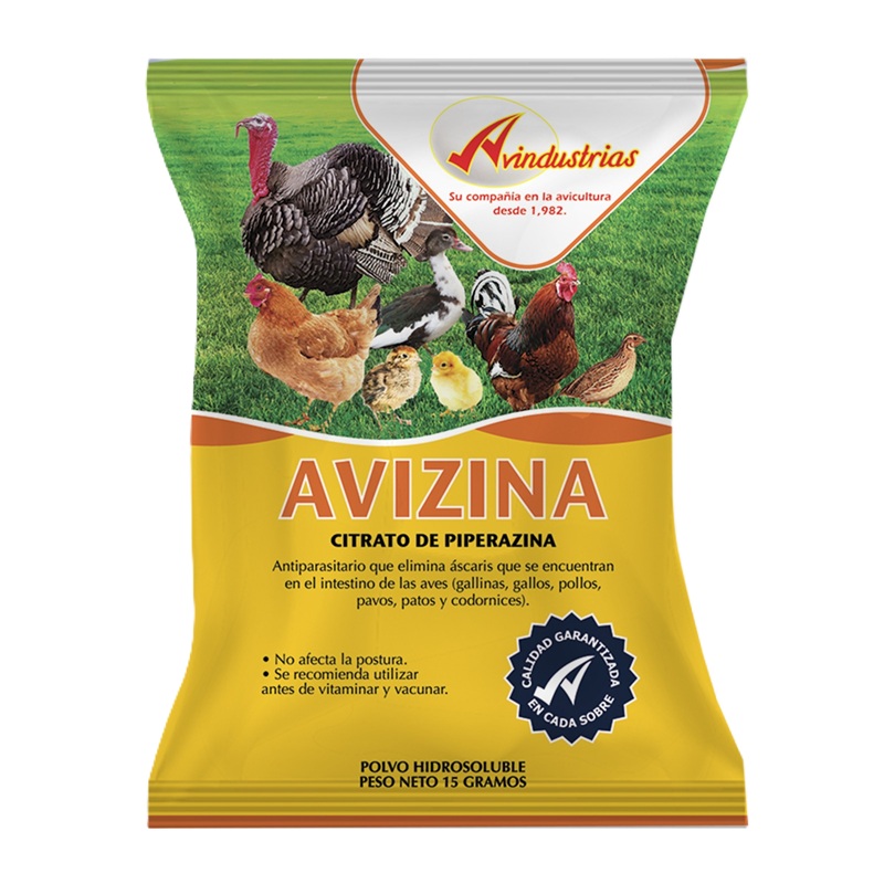 DESPARASITANTE AVIZINA PIPERAZINA