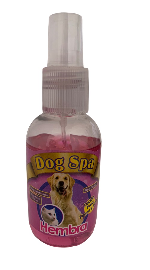 LOCION PARA PERROS Y GATOS HEMBRA DOG SPA 