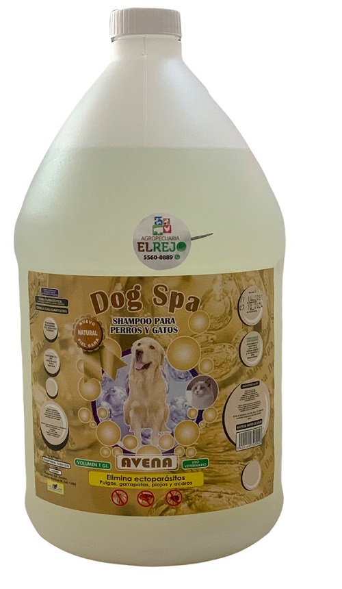 DOG SPA SHAMPOO PARA PERROS Y GATOS DE AVENA