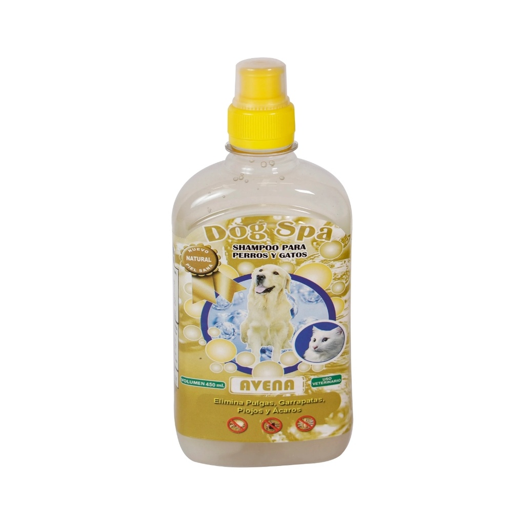 SHAMPOO PARA PERROS Y GATOS DE AVENA DOG SPA 