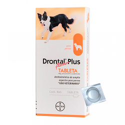 DESPARASITANTE DRONTAL PLUS 1 TABLETA