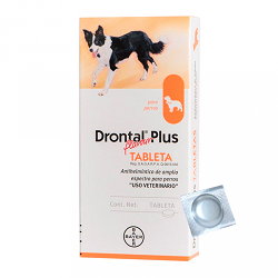 DESPARASITANTE DRONTAL PLUS x 1 TABLETA