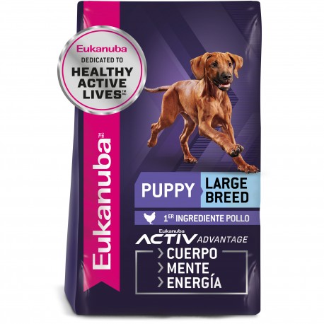 CONCENTRADO PARA PERRO CACHORRO EUKANUBA LARGE BREED