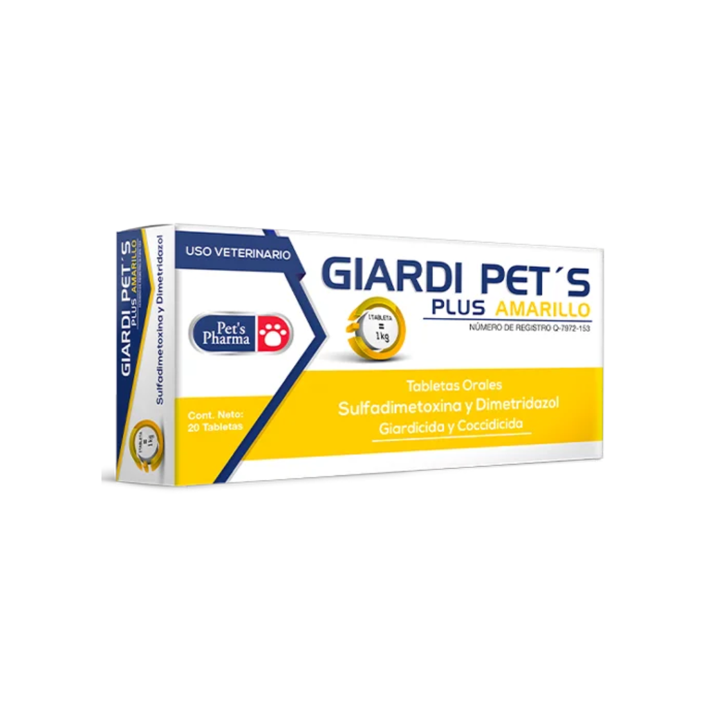 GIARDI PET'S PLUS-20 TABLETAS