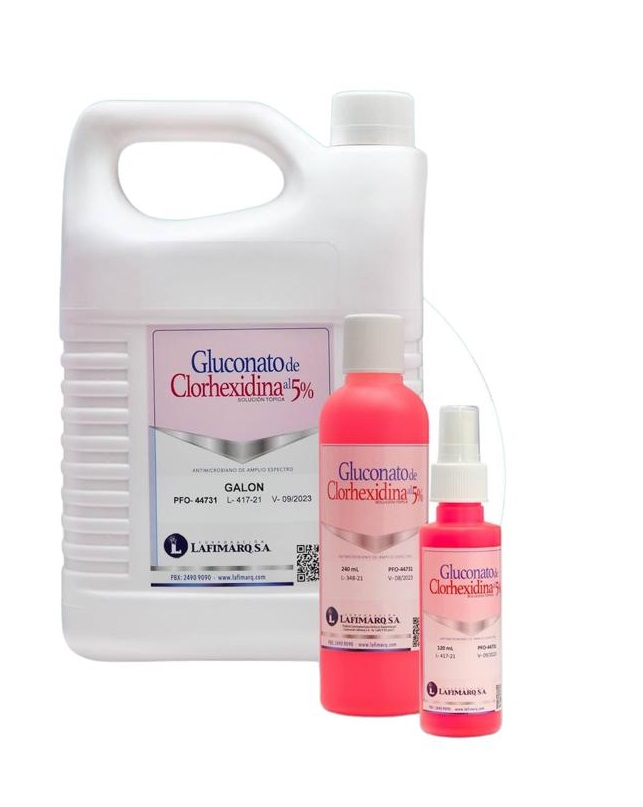 GLUCONATO DE CLOREXIDINA SOLUCION AL 5%