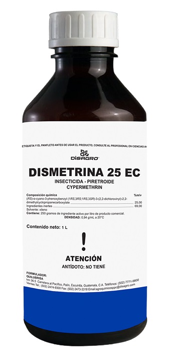 INSECTICIDA CIPERMETRINA 25 EC