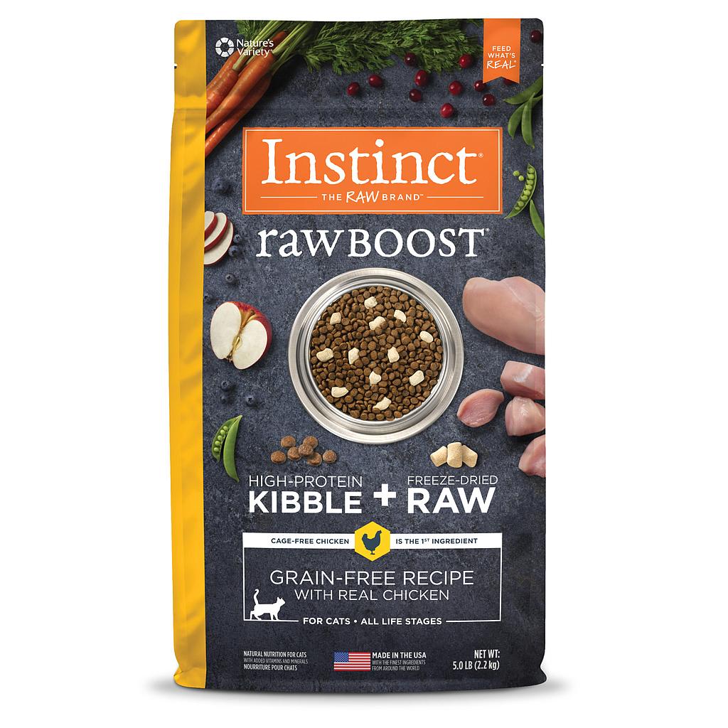 CONCENTRADO PARA GATO INSTINCT RAW BOOST GRAIN FREE CHICKEN