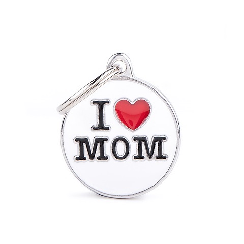 MY FAMILY TAG CHARM I LOVE MOM