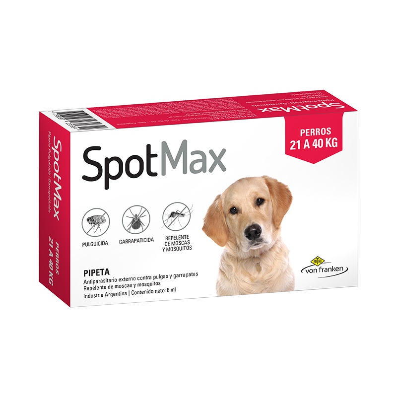 PIPETA ANTIPULGAS PARA PERROS SPOT MAX 