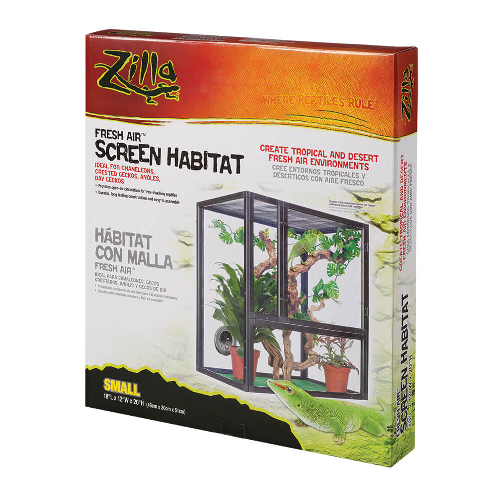 TERRARIO HABITAT FRESH AIR SCREEN CON MALLA ZILLA