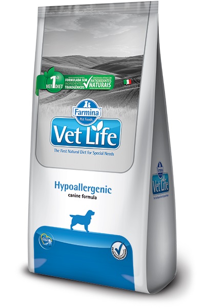 CONCENTRADO PERA PERRO MEDICADO VET LIFE HYPOALLERGENIC