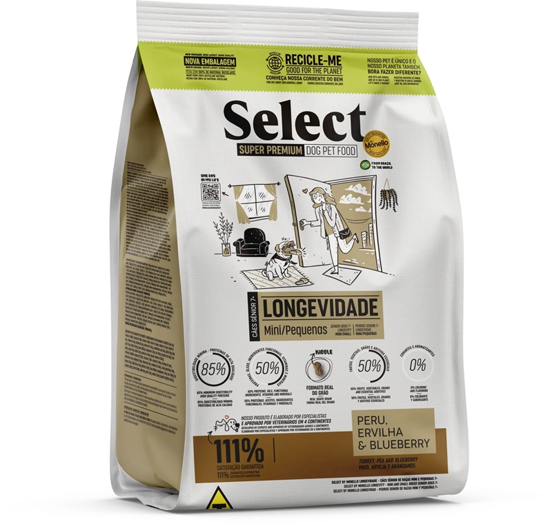 CONCENTRADO PARA PERRO MONELLO SELECT SENIOR 7+ RAZAS MINI Y PEQUEÑAS