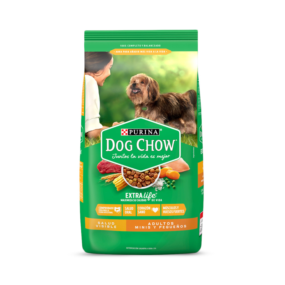 CONCENTRADO PARA PERRO DOG CHOW ADULTO RAZA PEQUEÑA 