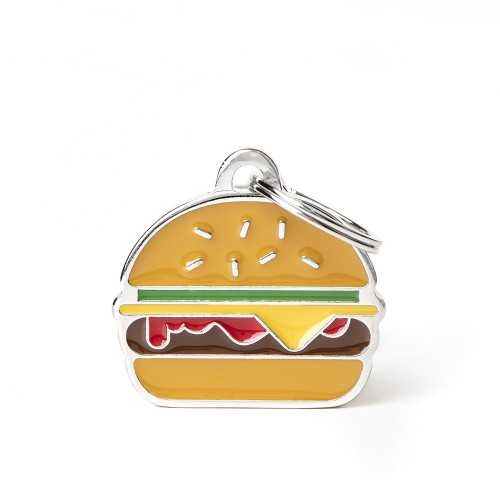 MY FAMILY TAG CHARM BURGER FOOD