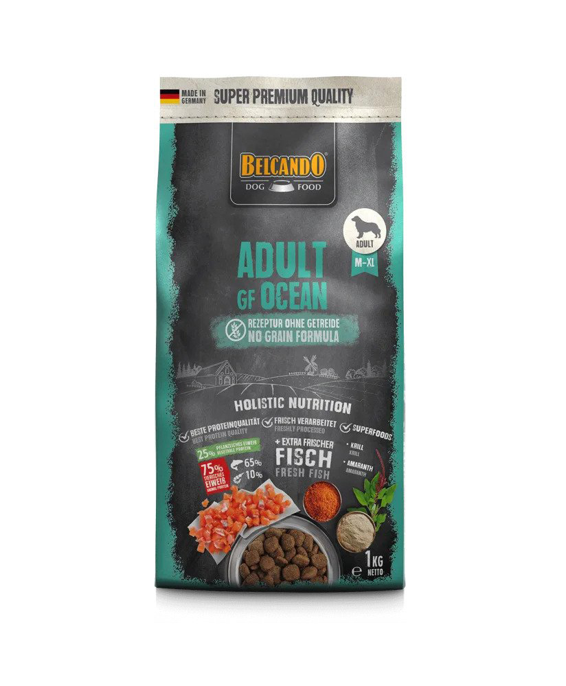 CONCENTRADO PARA PERRO BELCANDO ADULT GRAIN FREE OCEAN