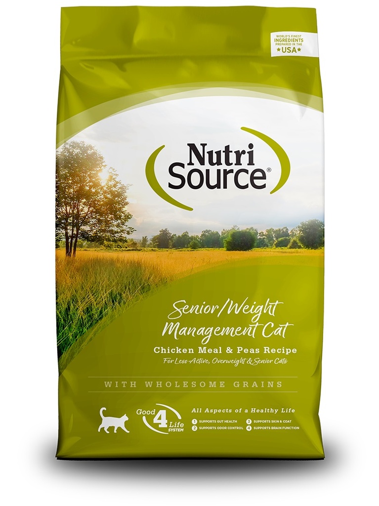 CONCENTRADO PARA GATO NUTRISOURCE SENIOR/WEIGHT MANAGMENT 