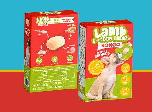 GALLETAS BONGO LAMB BISCUIT DOG TREAT 300G