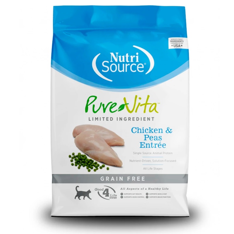 CONCENTRADO PARA GATO NUTRISOURCE PURE VITA CHIKEN AND PEAS