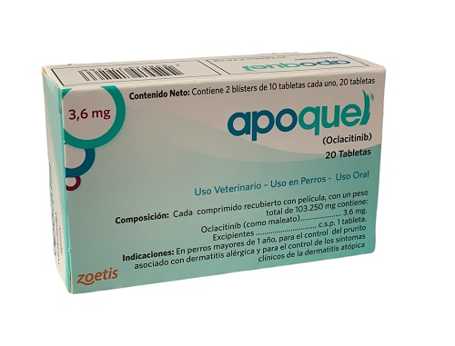 APOQUEL TABLETA 3.6 MG CAJA 20 UNIDADES