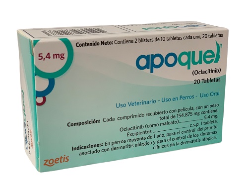 APOQUEL TABLETA 5.4 MG CAJA 20 UNIDADES