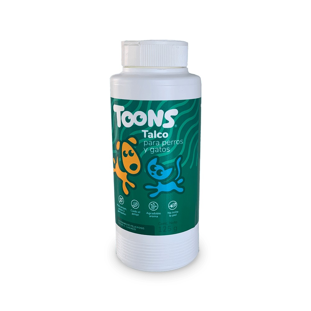 TALCO ANTIPULGAS TOONS 125G