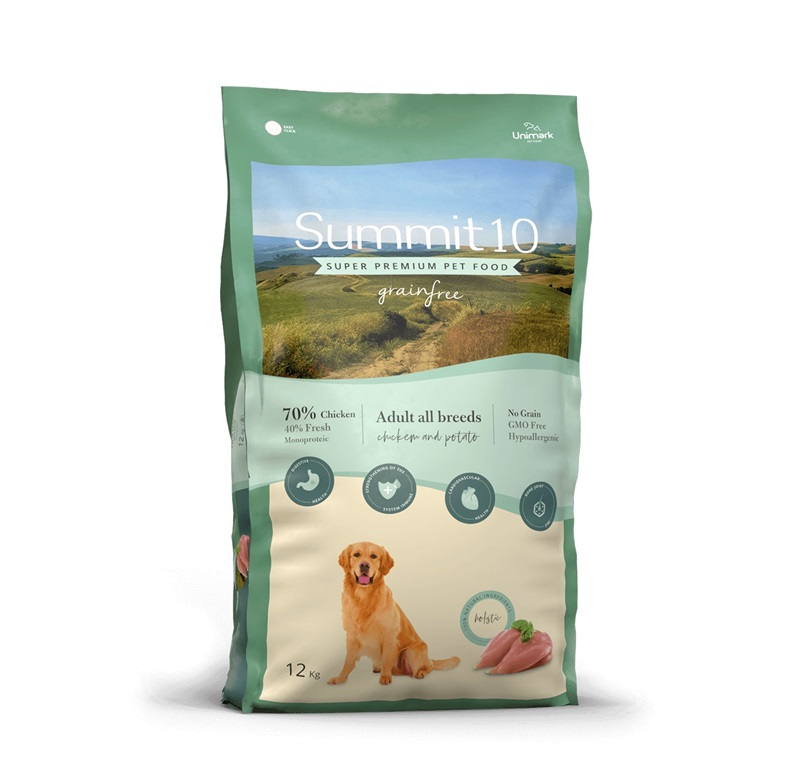 CONCENTRADO PARA PERRO SUMMIT 10 GRAIN FREE CHICKEN AND POTATO 