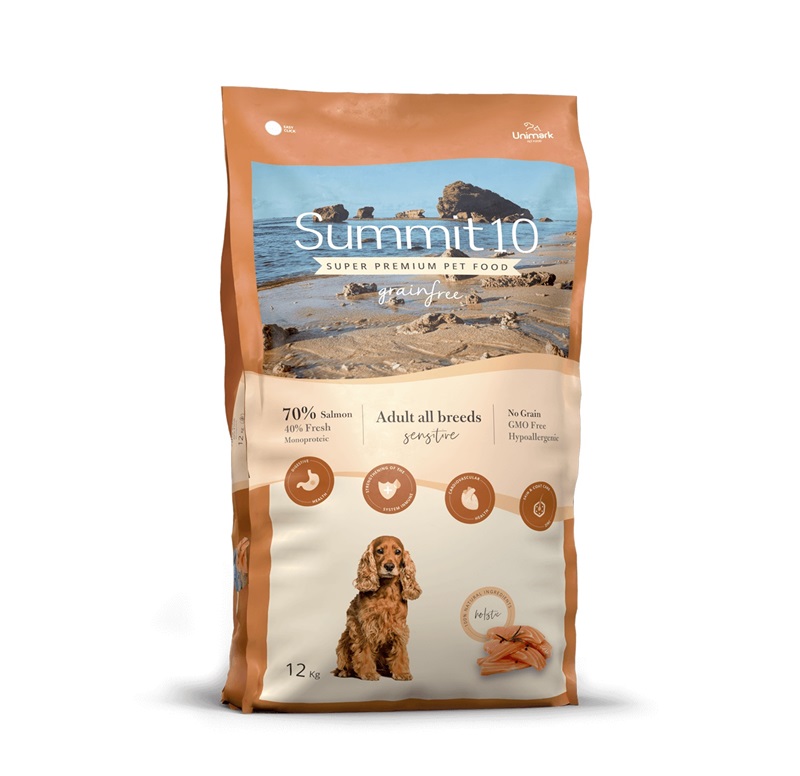 CONCENTRADO PARA PERRO SUMMIT 10 GRAIN FREE SALMON AND POTATO