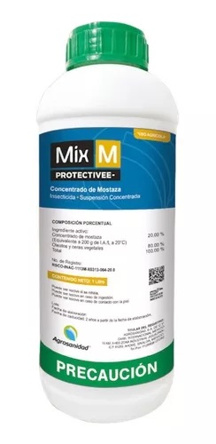 INSECTICIDA ORGANICO MIX MUSTAR 1 LITRO