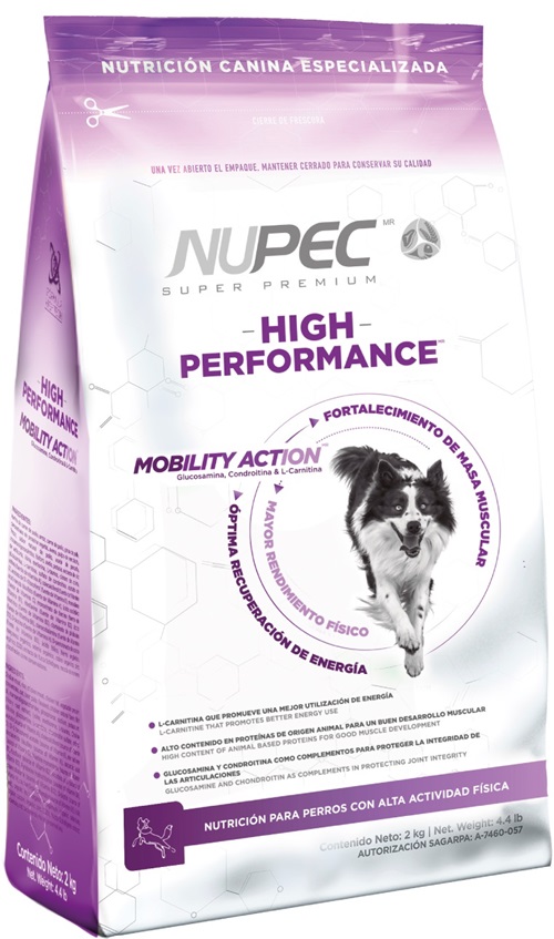 CONCENTRADO PARA PERRO ADULTO NUPEC HIGH PERFORMANCE 20 KG