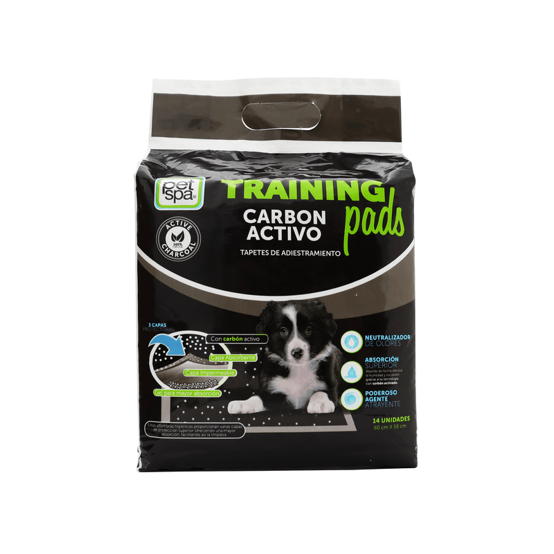 PADS TAPETES ABSORBENTES PET SPA CARBON ACTIVO