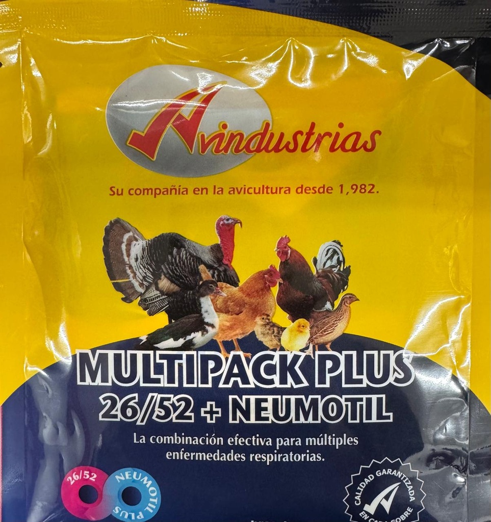 ANTIBIOTICO MULTIPACK PLUS (26/52 PLUS)