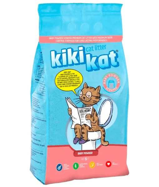 ARENA PREMIUM PARA GATOS KIKI KAT AROMA BABY POWDER 