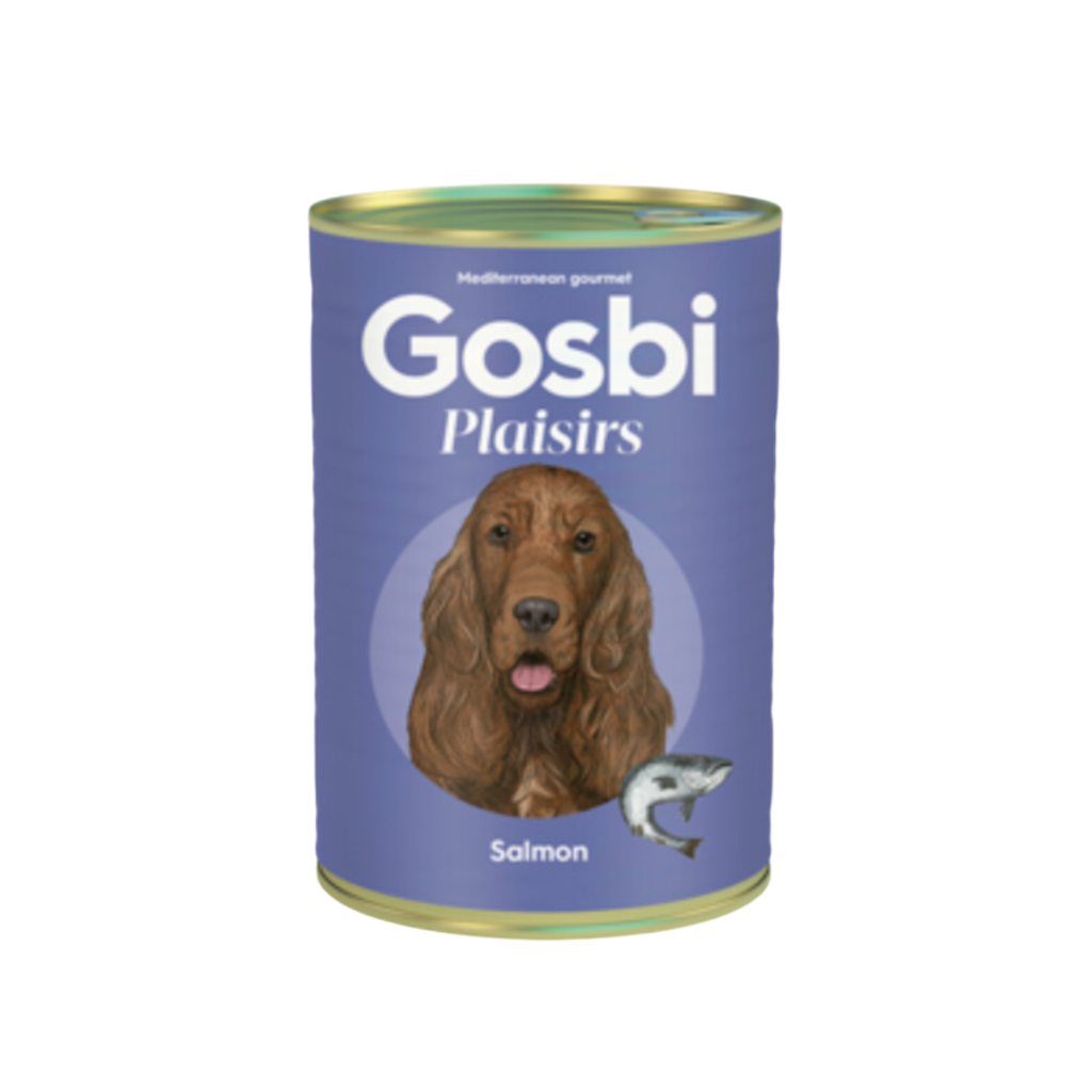 ALIMENTO HUMEDO PARA PERRO GOSBI PLAISIRS SALMON 