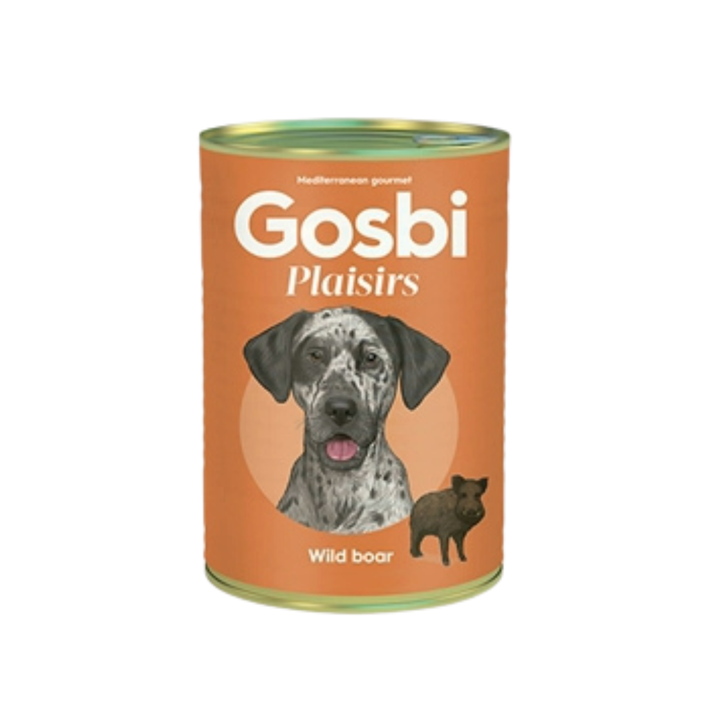 ALIMENTO HUMEDO PARA PERRO GOSBI PLAISIRS WILD BOAR 