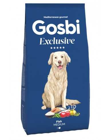 CONCENTRADO PARA PERRO GOSBI EXCLUSIVE FISH MEDIUM 12 KG