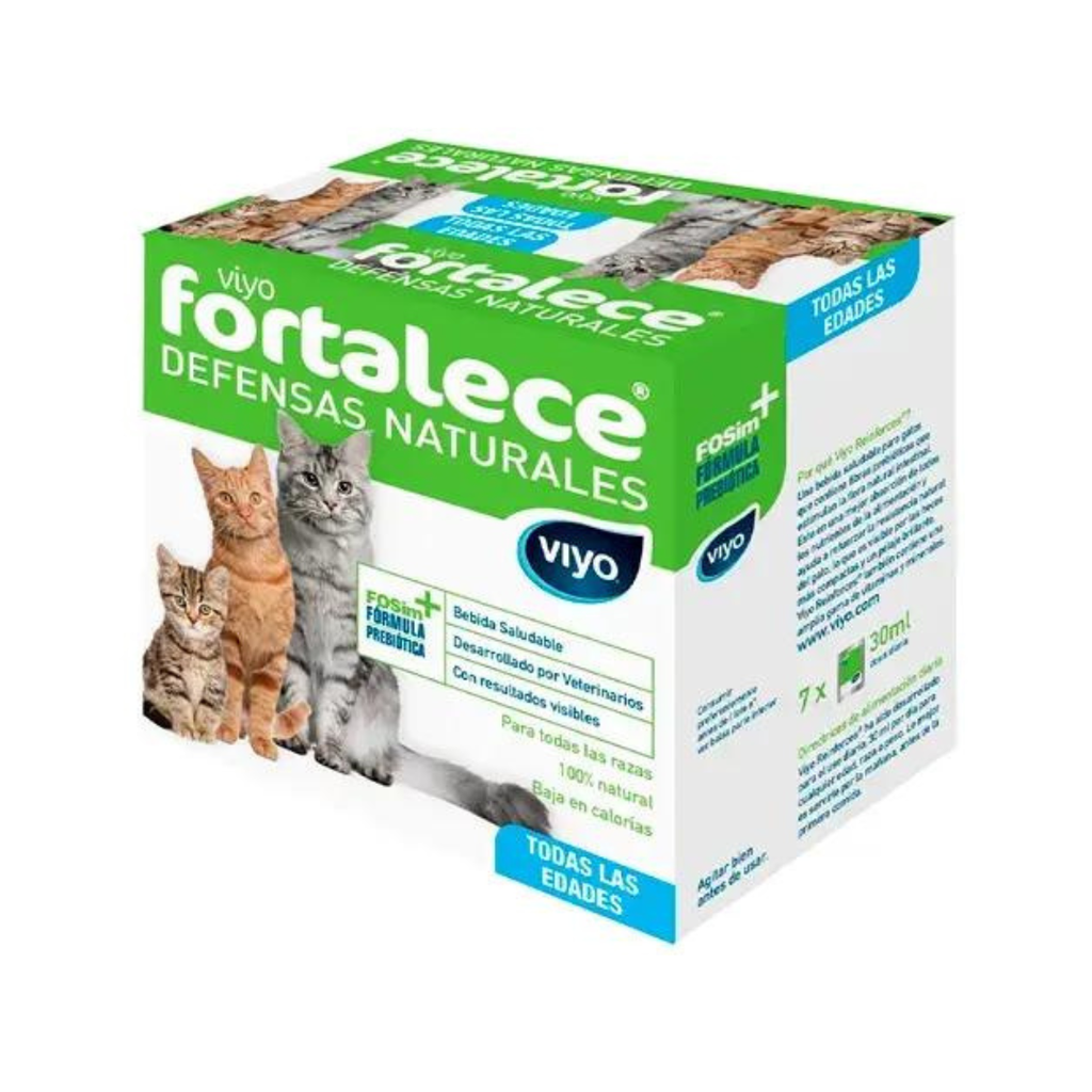 VIYO FORTALECE PARA GATOS CAJA DE 7 SOBRES DE 3OML 