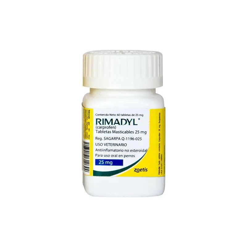 RIMADYL 25 MG- BOTE DE 60 TABLETAS