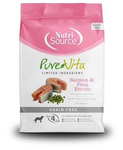 CONCENTRADO PARA PERRO NUTRISOURCE PURE VITA SALMON & PEAS