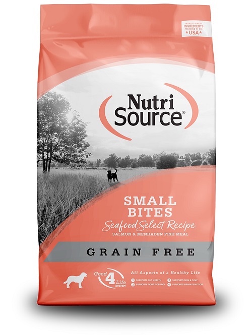 CONCENTRADO PARA PERRO NUTRISOURCE  SMALL BITES GRAIN FREE SEAFOOD