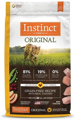 CONCENTRADO PARA GATO INSTINCT ORIGINAL GRAIN-FREE CHICKEN 