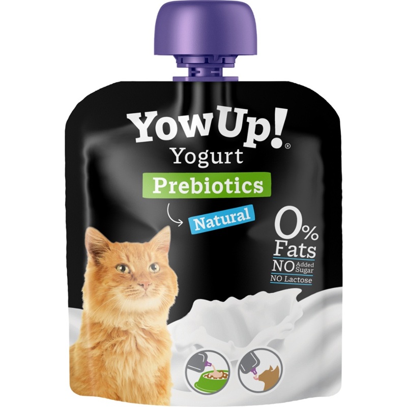 YOGURT NATURAL CON PROBIOTICOS PARA GATOS 85 GRS