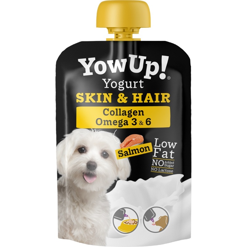 YOGURT NATURAL PARA PERROS PIEL Y PELO 115 GRS 