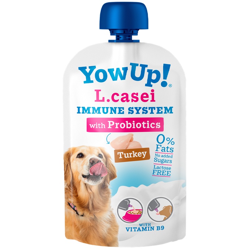 YOGURT NATURAL PARA PERRO L. CASEI CON PROBIOTICOS 115 GRS PAVO