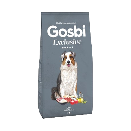 CONCENTRADO PARA PERRO GOSBI EXCLUSIVE DIET MEDIUM 3 KG