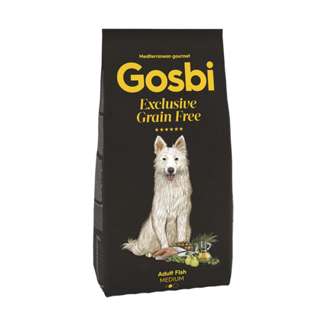 CONCENTRADO PARA PERRO GOSBI EXCLUSIVE GRAIN FREE ADULT FISH MEDIUM